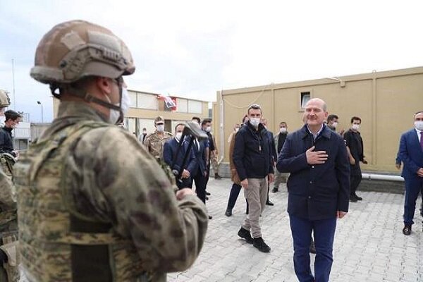 وزیر کشور ترکیه برای نخستین بار وارد خاک سوریه شد
