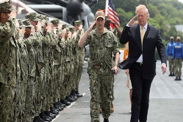 ترامپ تهدید کرد: اعتراضات تمام نشود ارتش آمریکا را وارد میدان می‌کنم