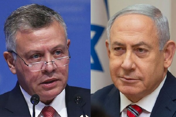 پادشاه اردن مذاکره با نتانیاهو درباره کرانه باختری را رد کرد