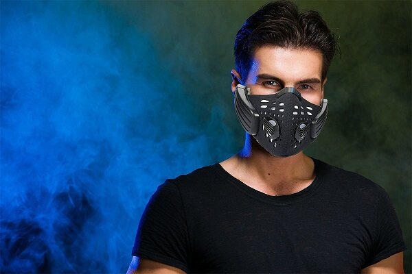 ماسک فیلترداری که موسیقی پخش می کند