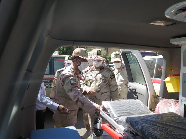 سردار گودرزی : اختصاص ۲۶ دستگاه آمبولانس پیشرفته به یگان‌های مرزی