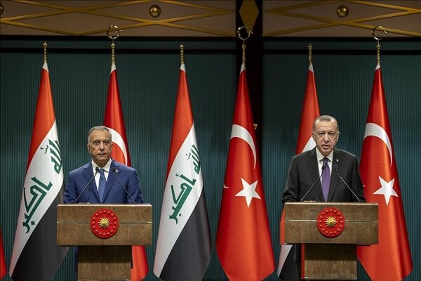 اردوغان و الکاظمی بر تقویت روابط دوجانبه تاکید کردند