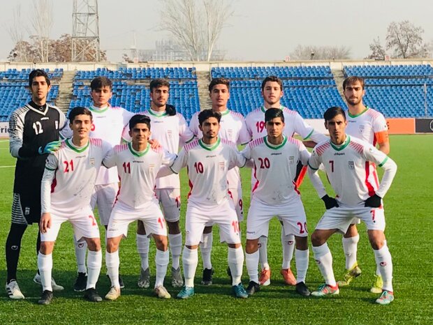 پیروزی تیم فوتبال نوجوانان ایران مقابل تاجیکستان