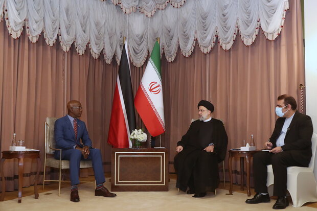 رئیسی در دیدار با نخست‌وزیر ترینیداد و توباگو: ایران حامی مطالبات استقلال‌طلبانه ملت‌های آمریکای لاتین است