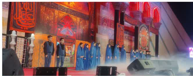 اجرای زیبای گروه سرود نسل سلیمانی وابسته به بنیاد فرهنگی حضرت مهدی موعود (عج)شهرستان ورامین